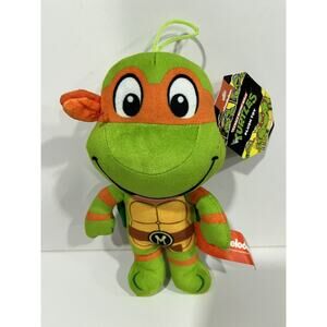 TMNT Teenage Mutant Ninja Turtles Michelangelo 13" Plush Doll Stuffed New